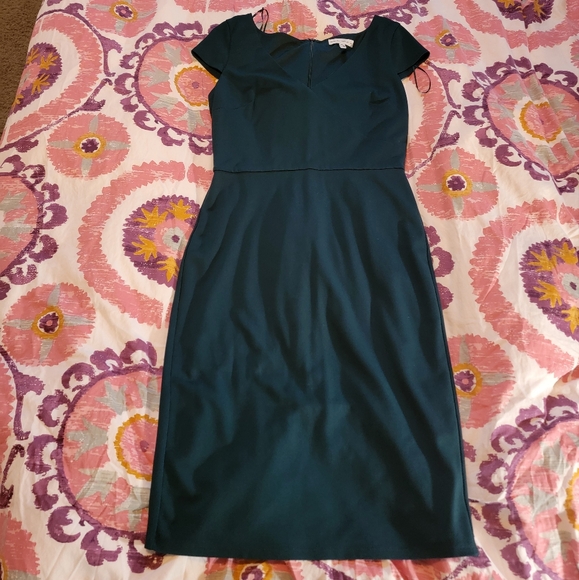 Dress the Population Dresses & Skirts - Dress the Population Dark Teal Midi Dress